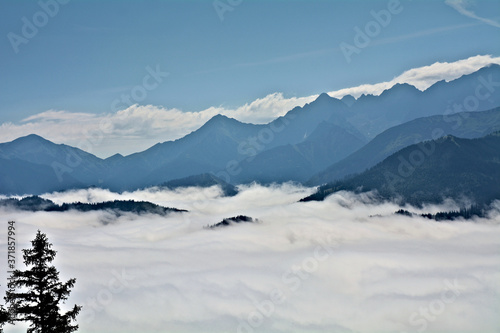 Wallpaper Mural mgła w Tatrach, widok z Gęsiej Szyi Torontodigital.ca