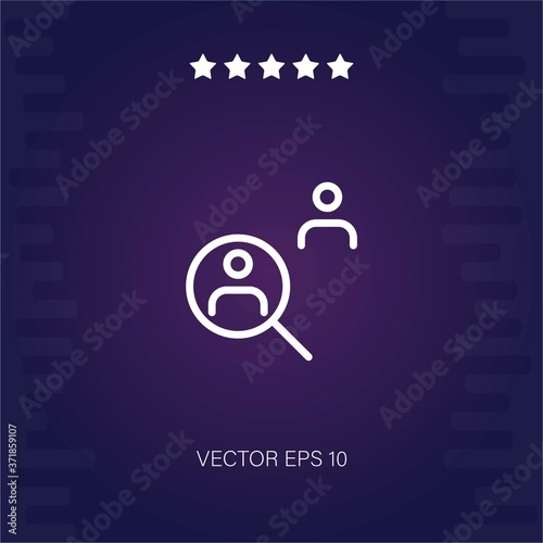 find vector icon modern illustration