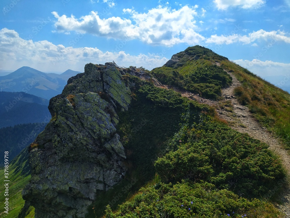 Fototapeta premium mountains and clouds