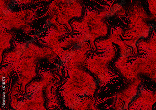 Abstract red color fractal composition.