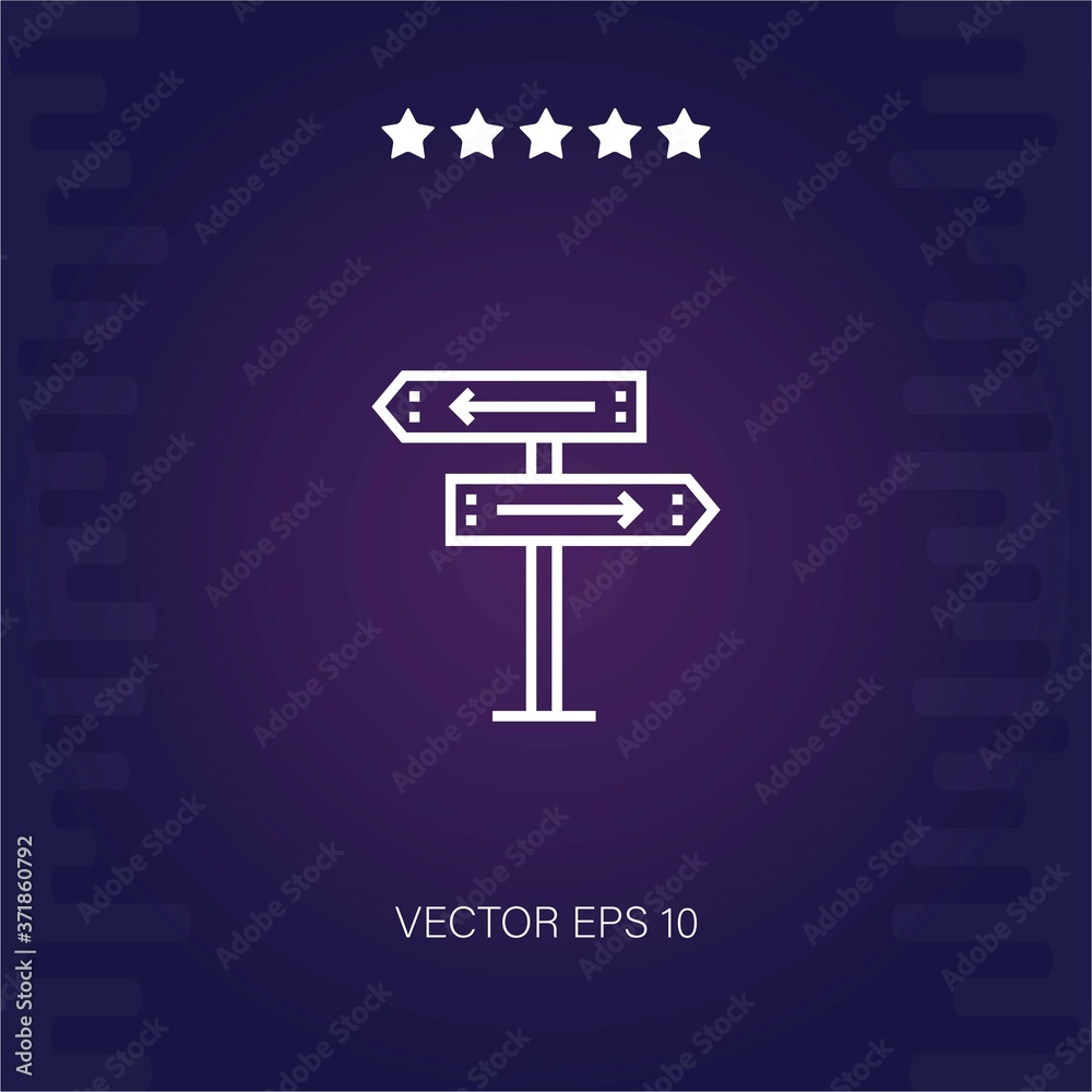 directions vector icon modern illustration