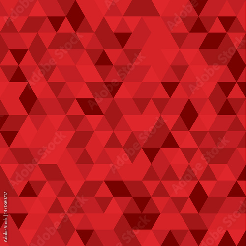 Red triangles - abstract geometric background. Vector illustration