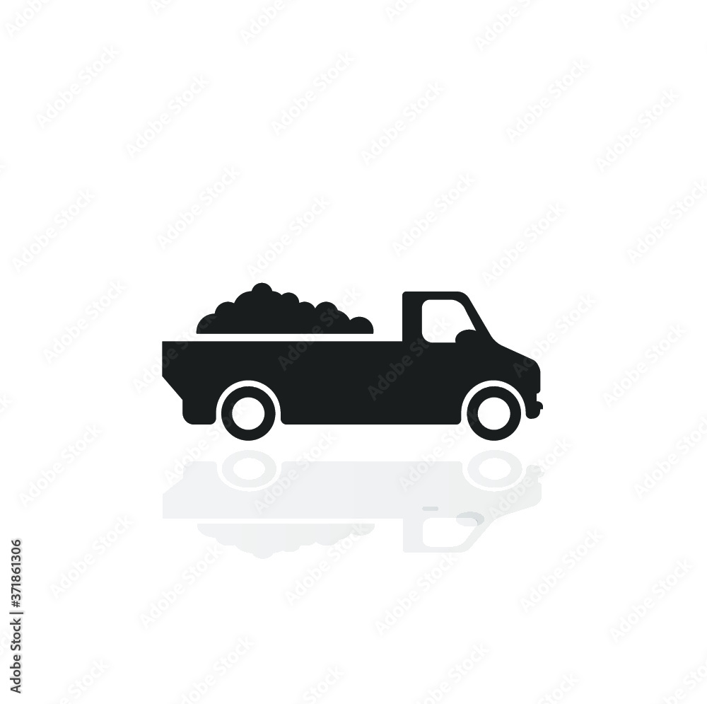 Trancport car balck icon Trancport car balck icon