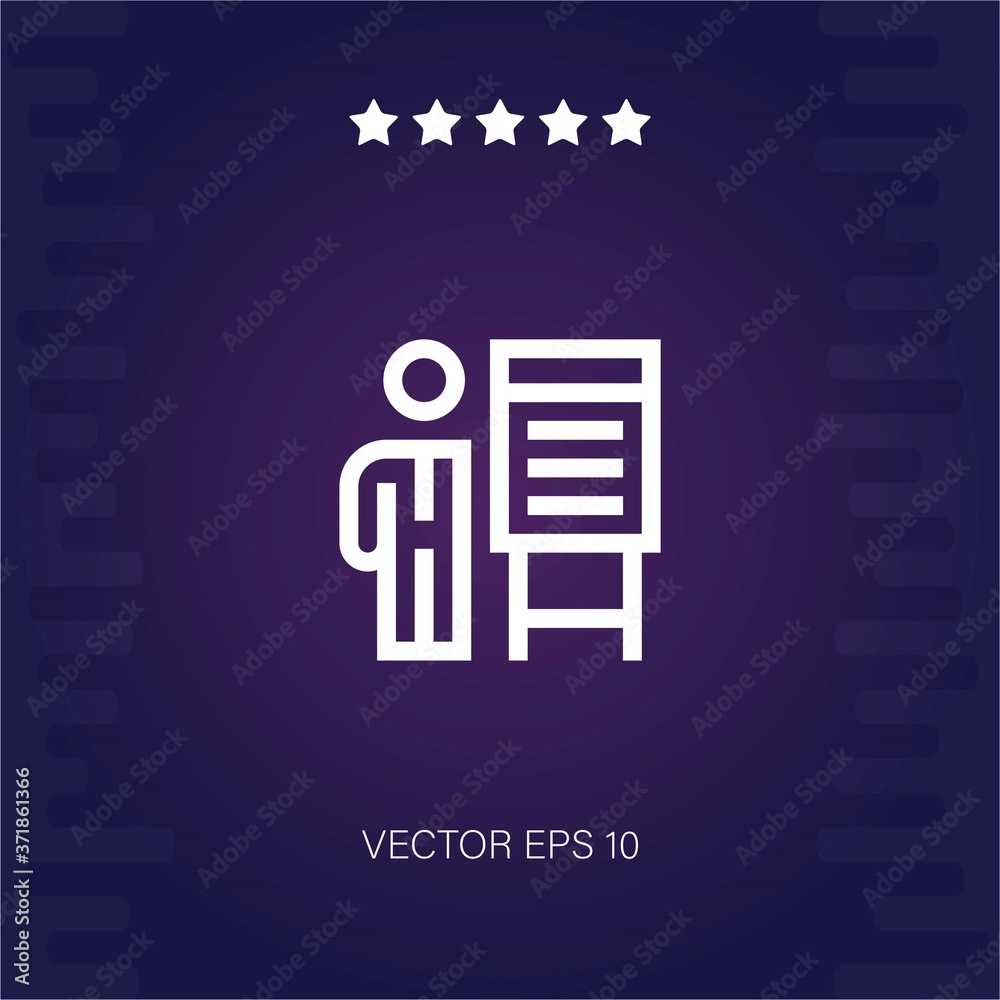 training vector icon modern illustration training vector icon modern illustration