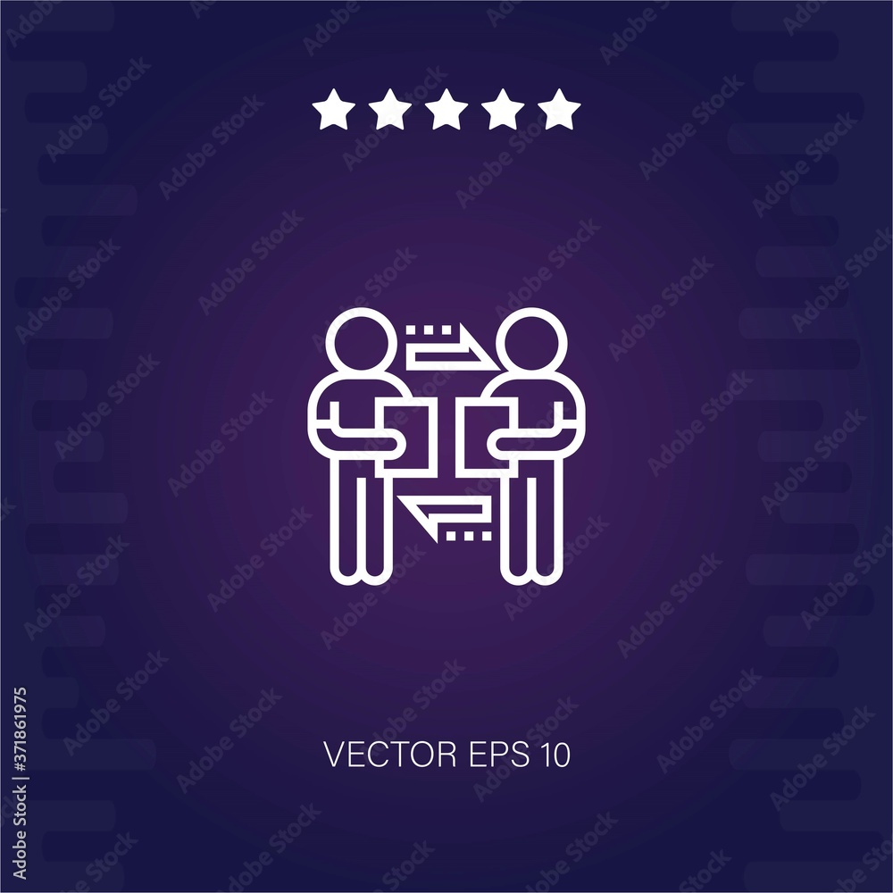 rotation vector icon modern illustration rotation vector icon modern illustration