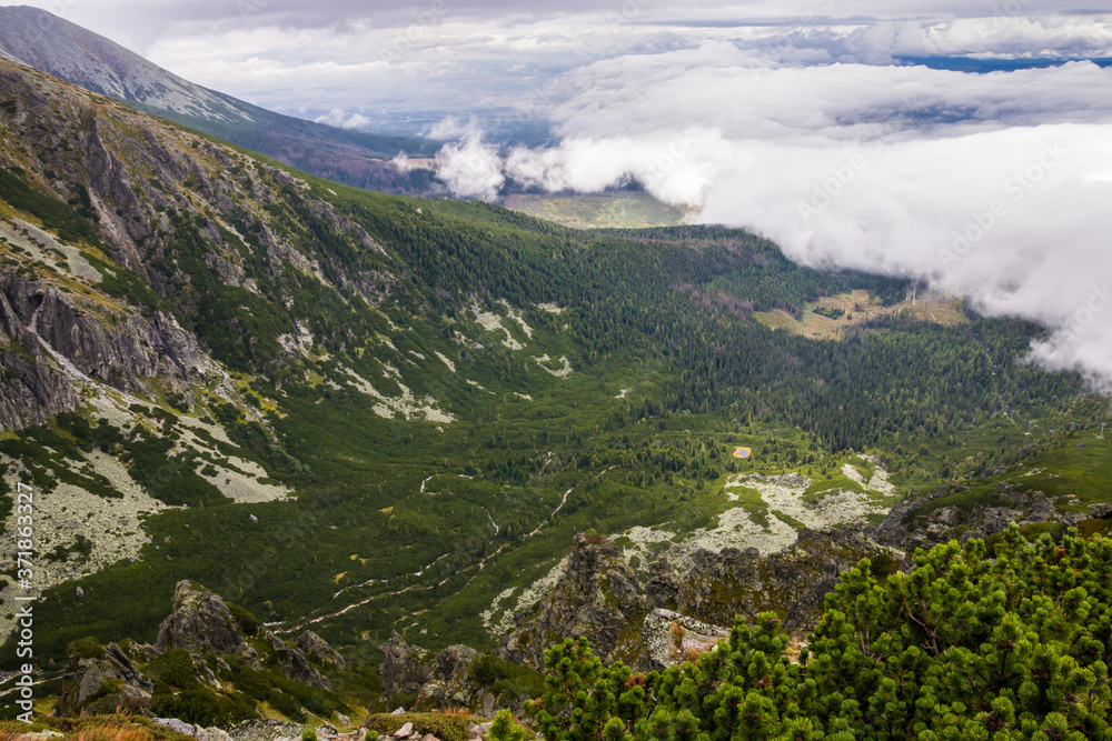 A view from Predne Solisko, High Tatras (Vysoké Tatry), Slovakia