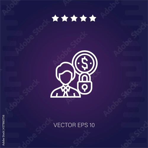 accounting vector icon modern illustration