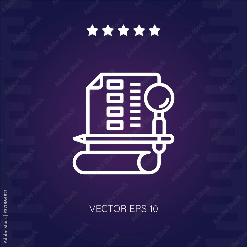 magnifying glass vector icon modern illustration magnifying glass vector icon modern illustration