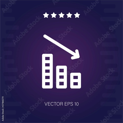 losses vector icon modern illustration