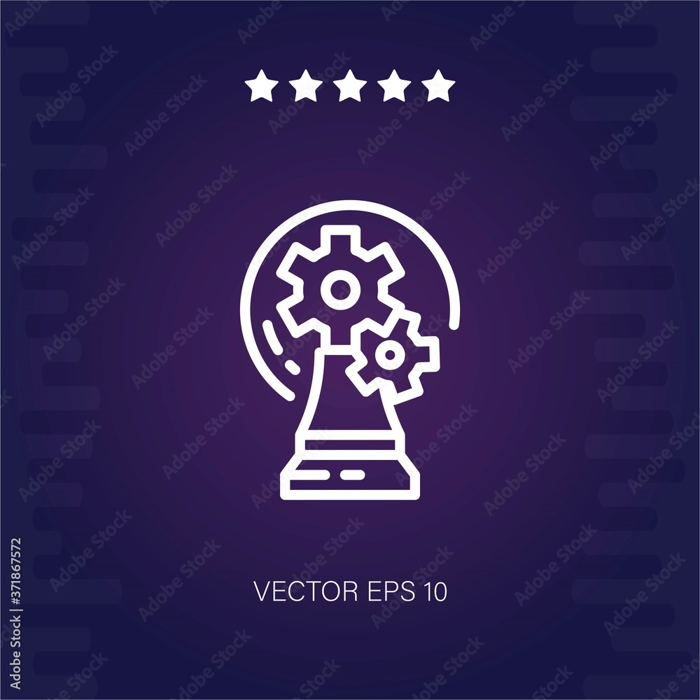 strategy vector icon modern illustration strategy vector icon modern illustration