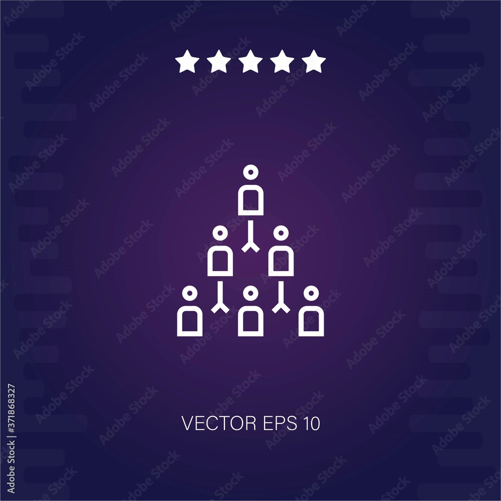 organization vector icon modern illustration organization vector icon modern illustration