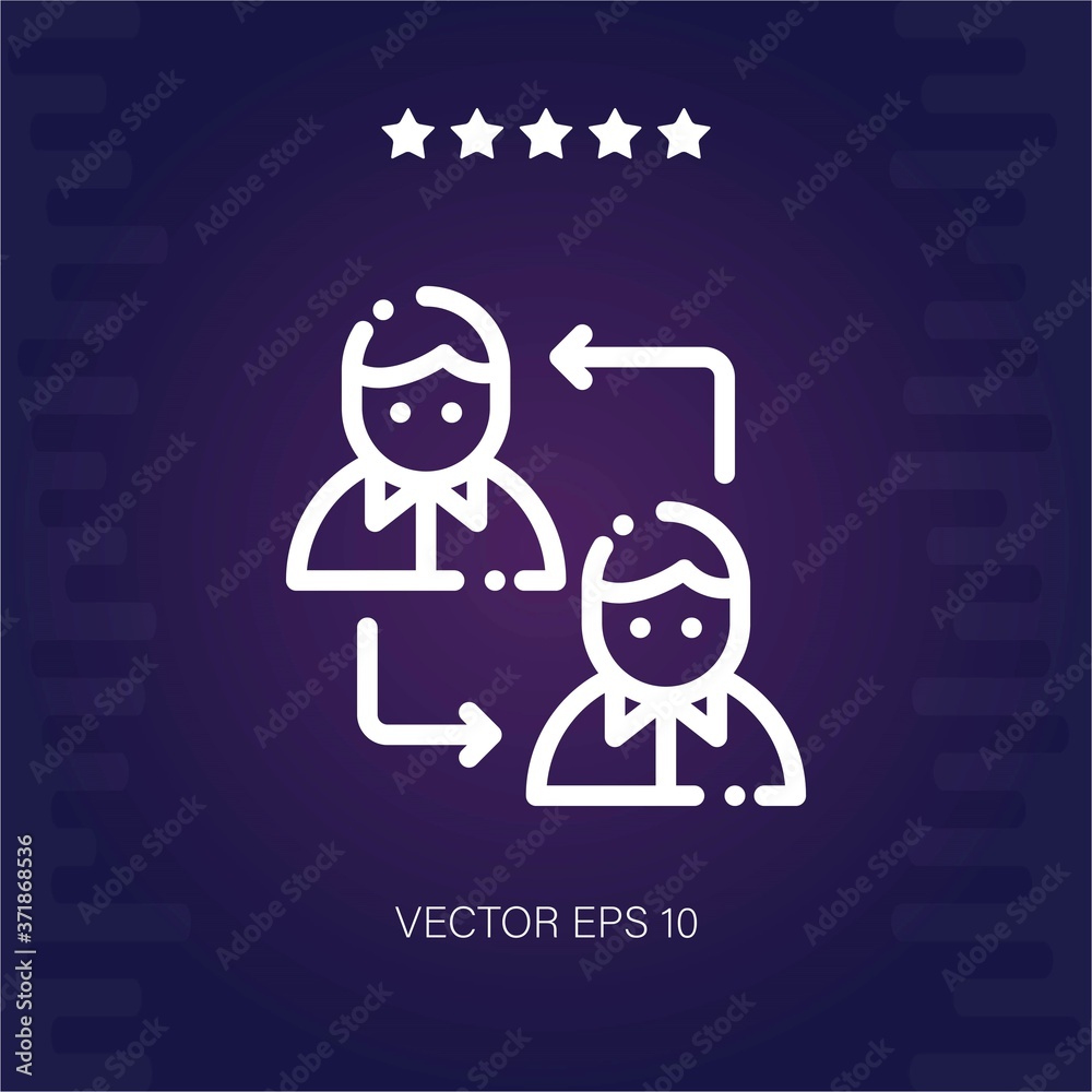 workflow vector icon modern illustration workflow vector icon modern illustration