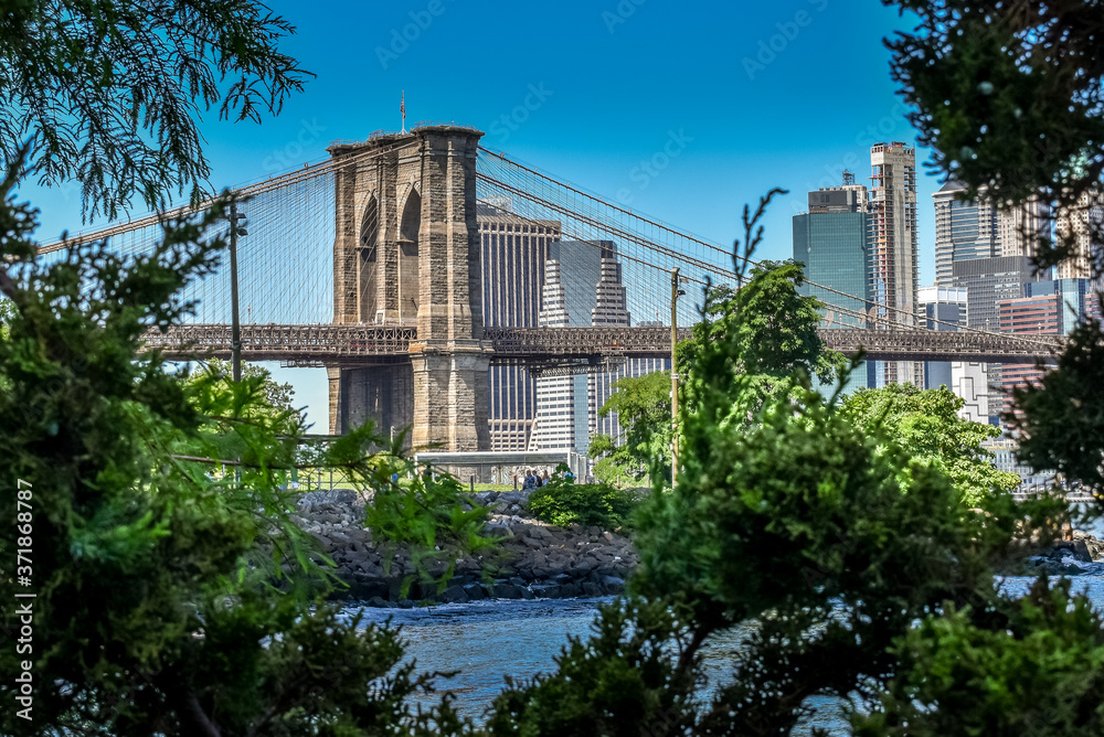 Naklejka premium Brooklyn Bridge