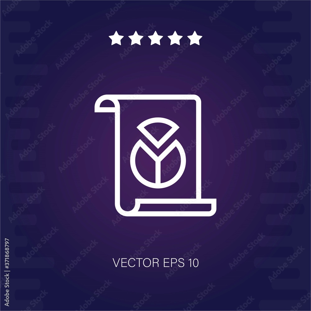 pie chart vector icon modern illustration pie chart vector icon modern illustration