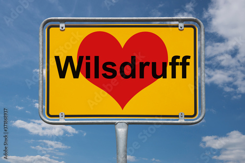 Ortstafel Wilsdruff photo