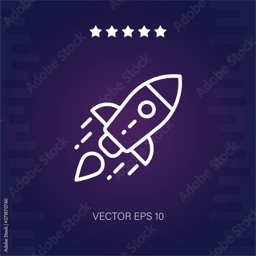 startup vector icon modern illustration