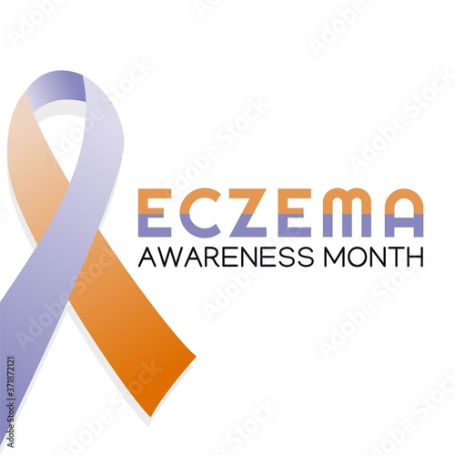 Eczema Awareness Month Vector Illustration