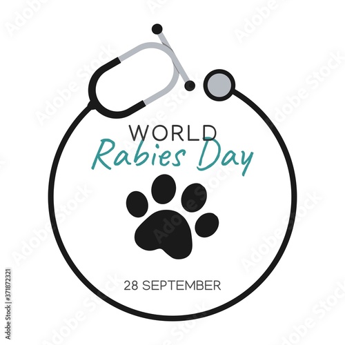 World Rabies Day Vector Illustration 