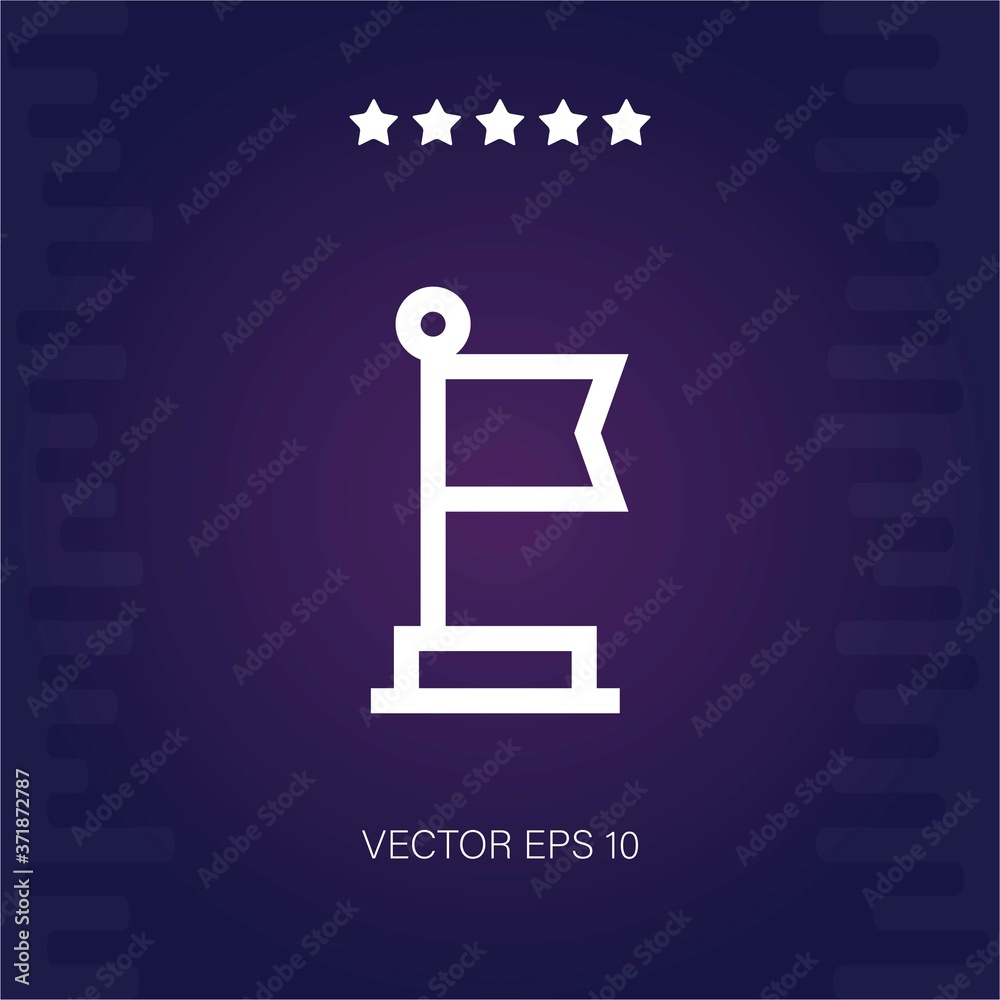 flag vector icon modern illustration flag vector icon modern illustration