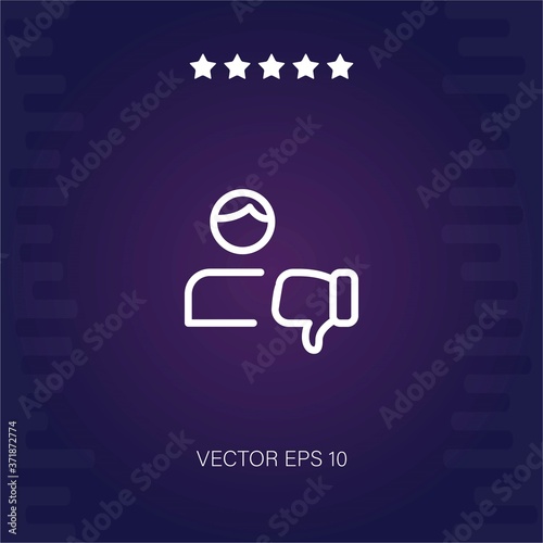 feedback vector icon modern illustration