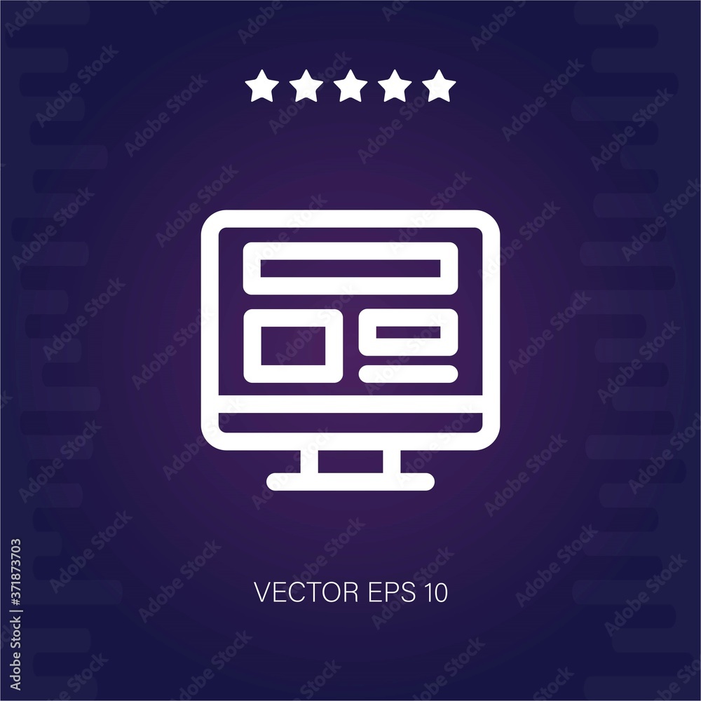 blogging vector icon modern illustration blogging vector icon modern illustration
