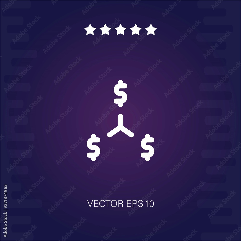 money vector icon modern illustration money vector icon modern illustration