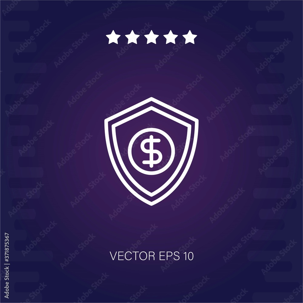 security vector icon modern illustration security vector icon modern illustration