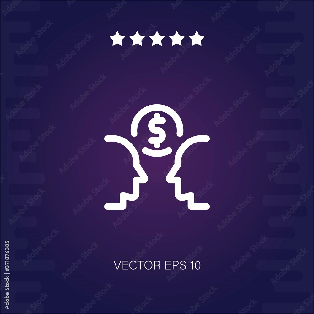 brainstorm vector icon modern illustration brainstorm vector icon modern illustration