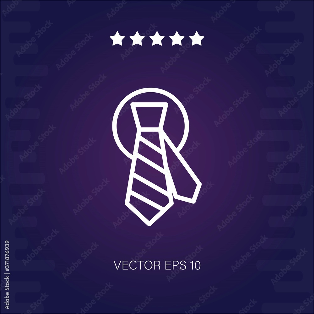 tie vector icon modern illustration tie vector icon modern illustration