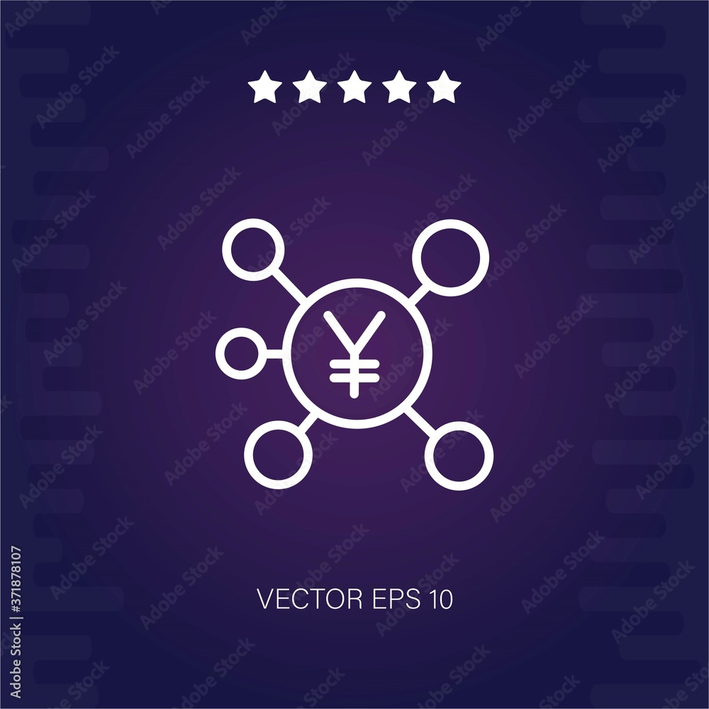 connection vector icon modern illustration connection vector icon modern illustration