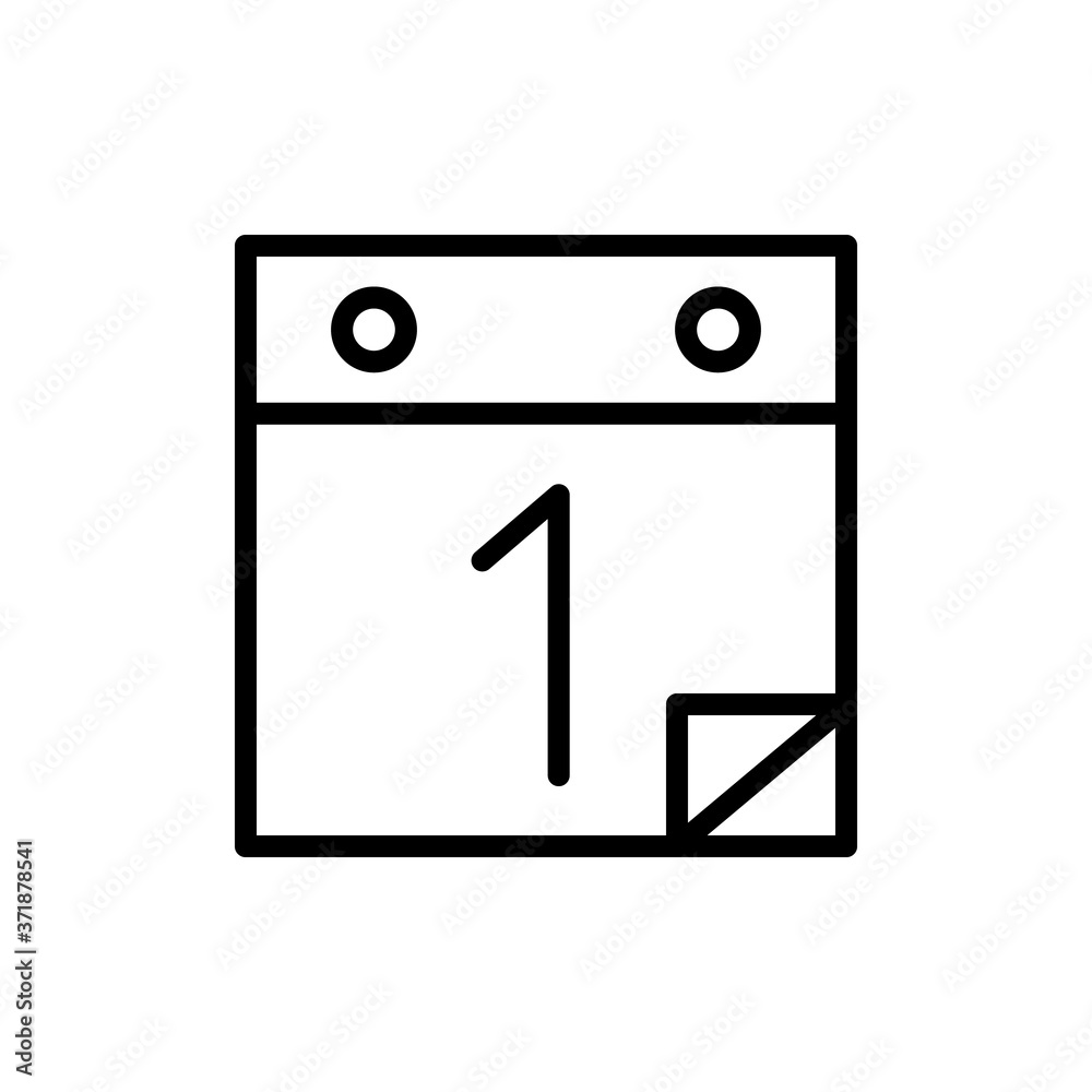 Calendar dates icon. Simple line, outline vector elements of almanac icons for ui and ux, website or mobile application Calendar dates icon. Simple line, outline vector elements of almanac icons for ui and ux, website or mobile application