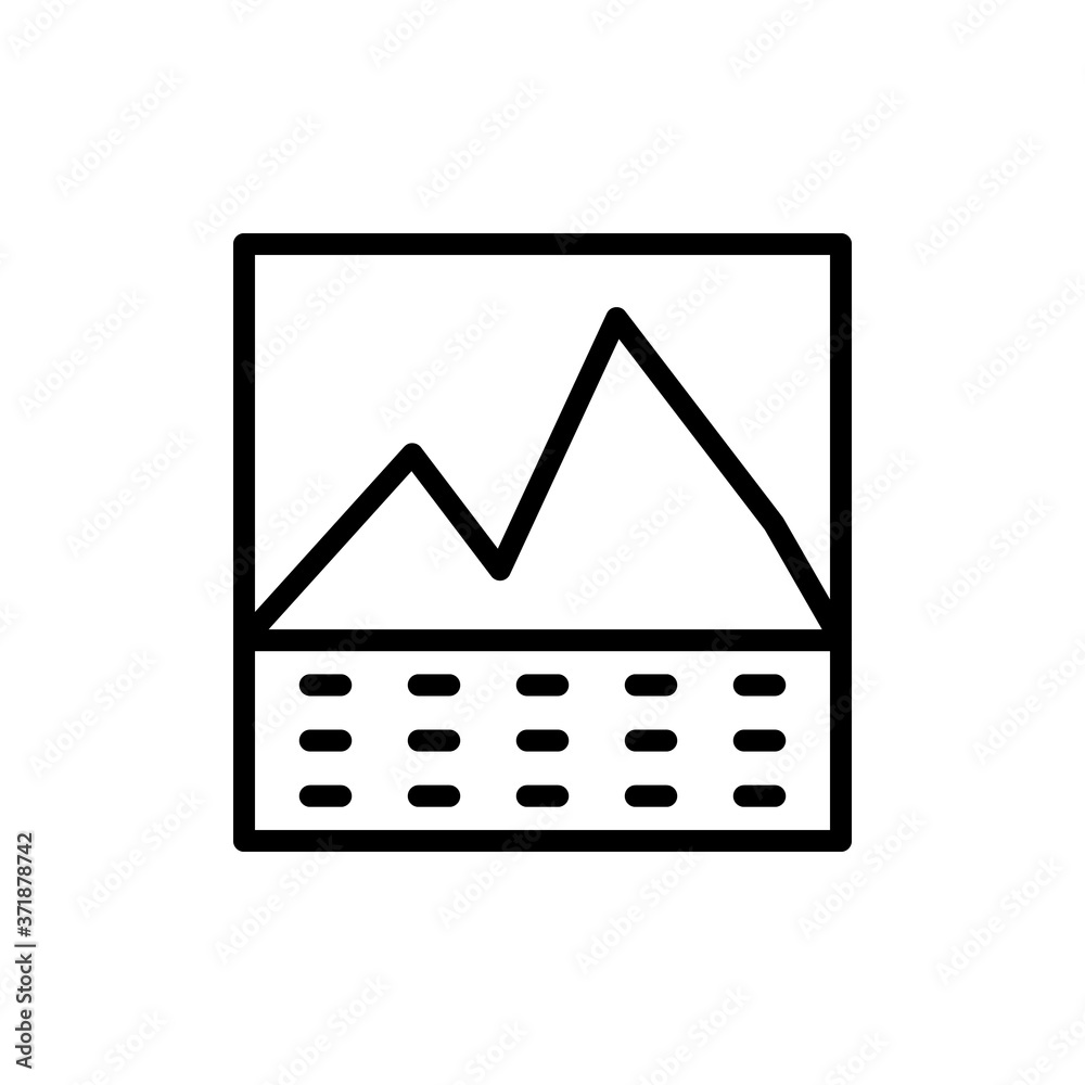 Calendar picture icon. Simple line, outline vector elements of almanac icons for ui and ux, website or mobile application Calendar picture icon. Simple line, outline vector elements of almanac icons for ui and ux, website or mobile application