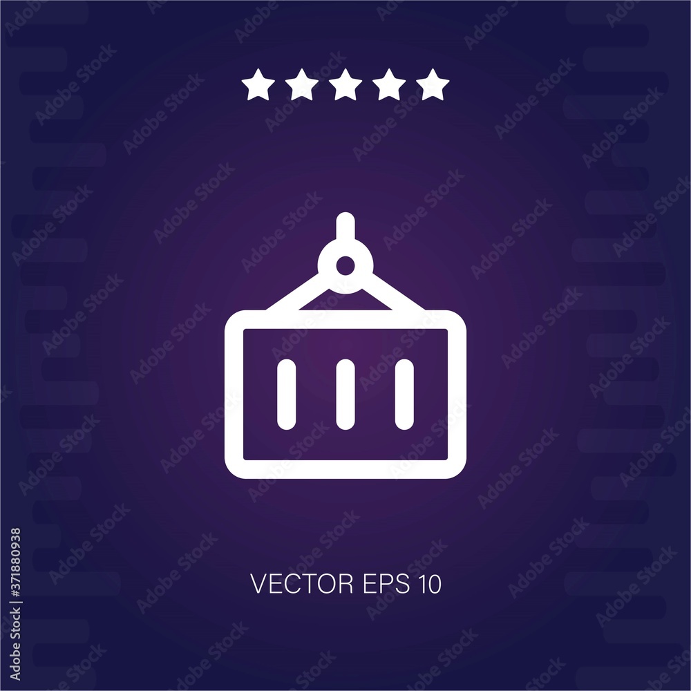 container vector icon modern illustration container vector icon modern illustration