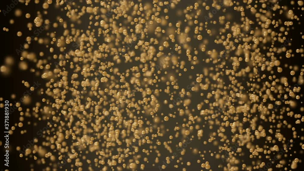 Fine bubbles rising in a glass with golden liquid or beer drink. Abstract bubble background. Seamless loopable background. Fine bubbles rising in a glass with golden liquid or beer drink. Abstract bubble background. Seamless loopable background.
