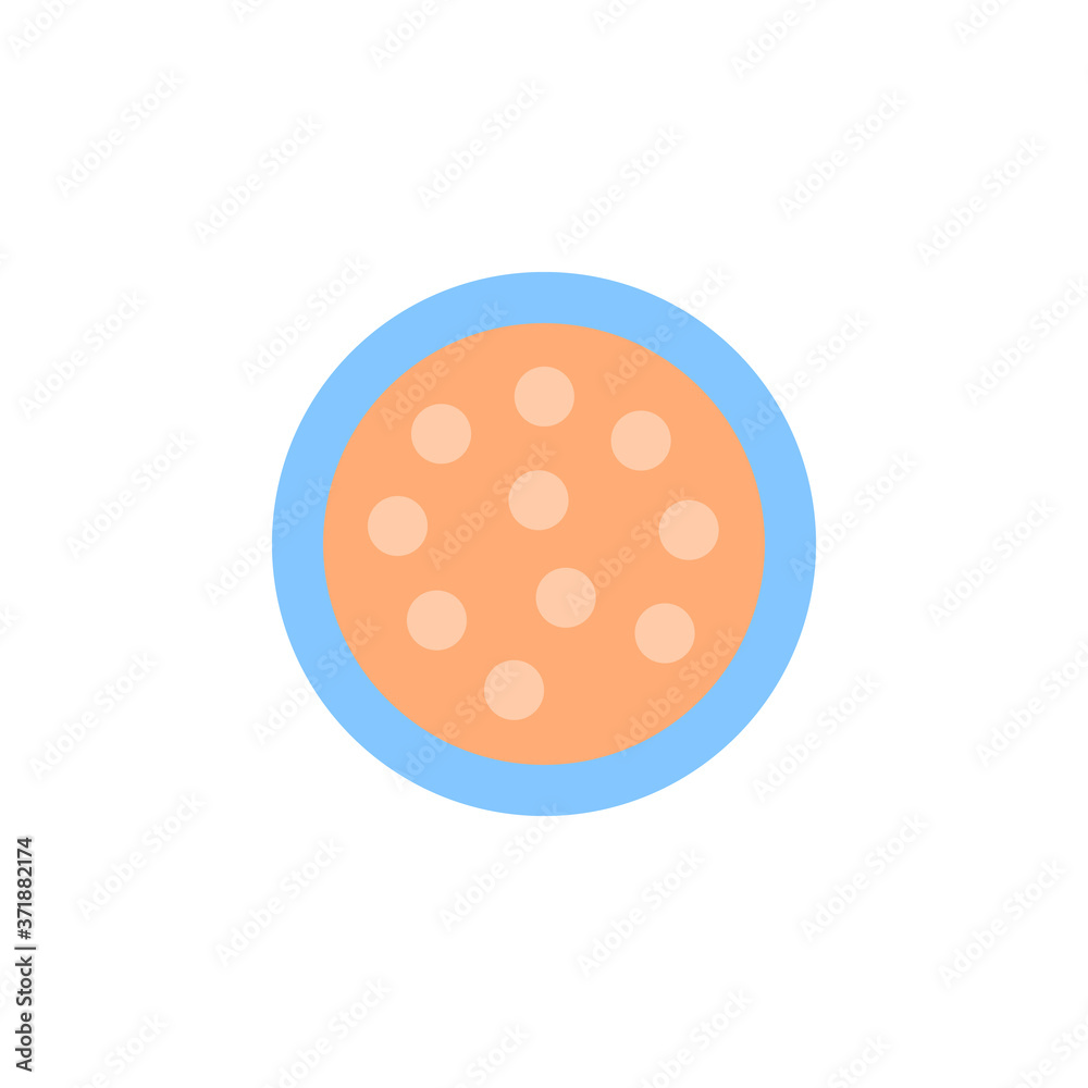 Fototapeta premium Lentils icon. Simple color vector elements of vegetarian food icons for ui and ux, website or mobile application