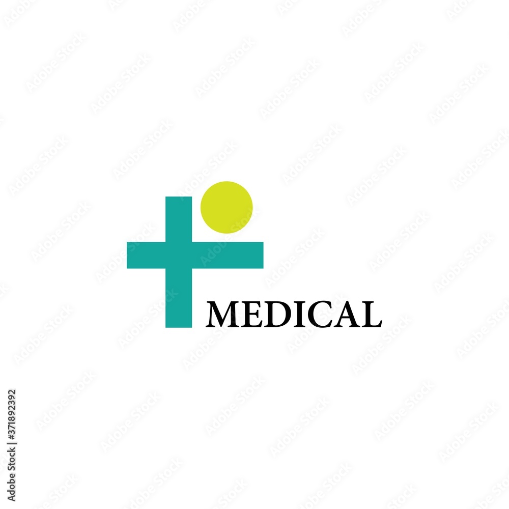 Obraz premium Medical cross vector icon