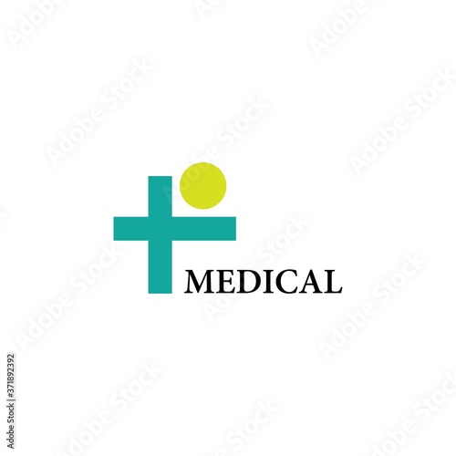 Medical cross vector icon