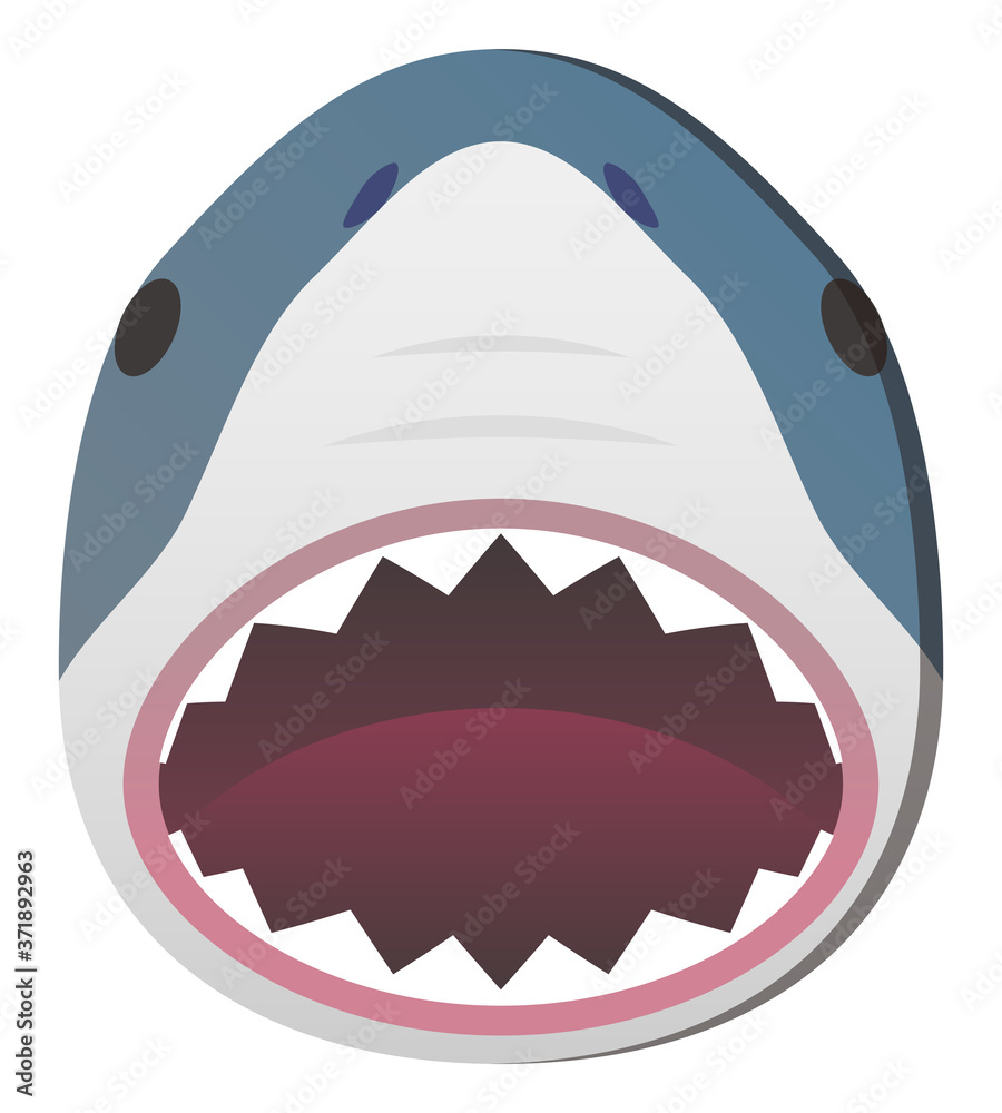 Fototapeta premium サメの口