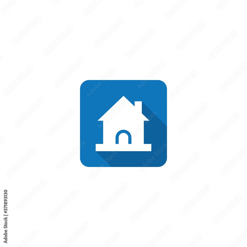 Real estate icon flat Real estate icon flat