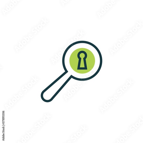 Security icon flat