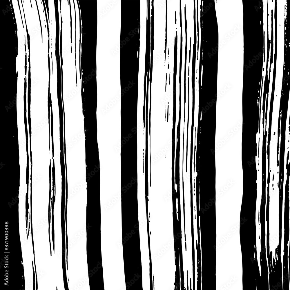 Fototapeta premium White and black vector. Grunge background. Abstract brush pattern.