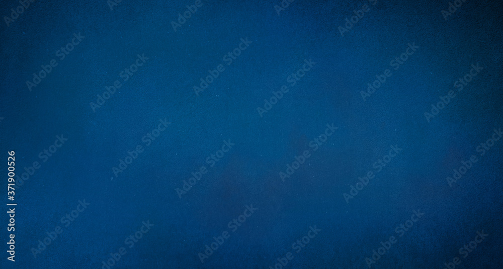 Fototapeta Blue background with grunge texture, elegant luxury backdrop painting, soft blurred texture in center with blank , simple elegant Blue background