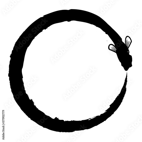 うなぎのイラスト　うなぎのシルエット
Illustration of eel. Eel silhouette. Fish silhouette on a white background.