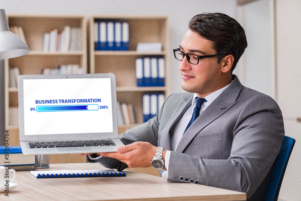 Concept of corporate business transformation Concept of corporate business transformation