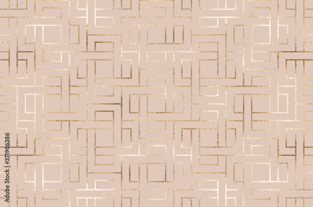 Elegant celtic knot seamless pattern with gold texture. Elegant celtic knot seamless pattern with gold texture.