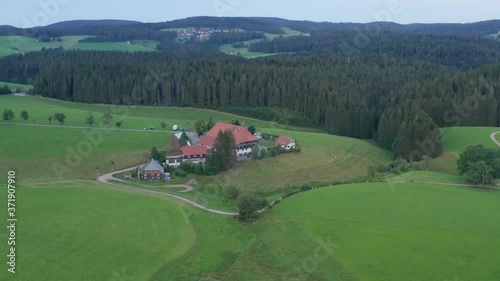 Idyllic cinematic Farmhouse at the black forest from the SWR 