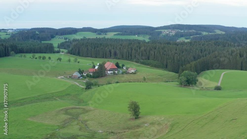 Idyllic cinematic Farmhouse at the black forest from the SWR 