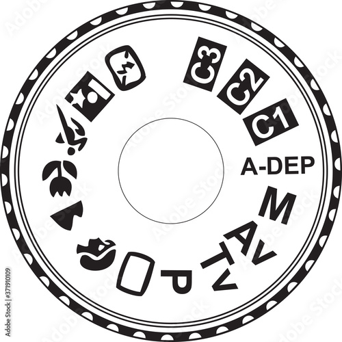 Digital camera symbols