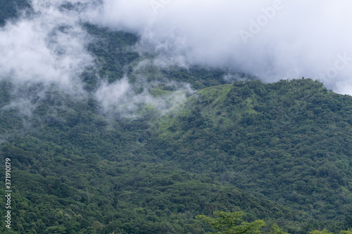 Fog in the mountains with Petchabun , Thailand