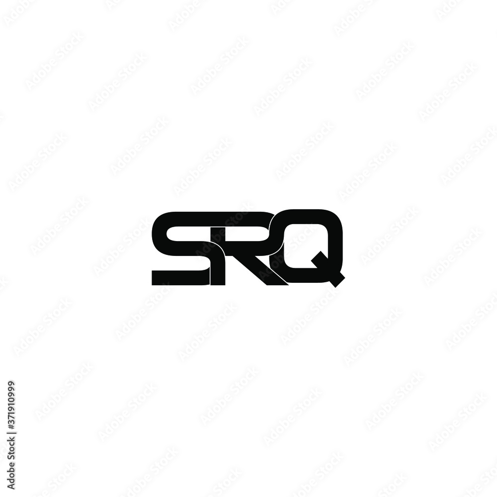 srq letter original monogram logo design srq letter original monogram logo design